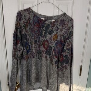 Anthropologie Colorful Knit Top